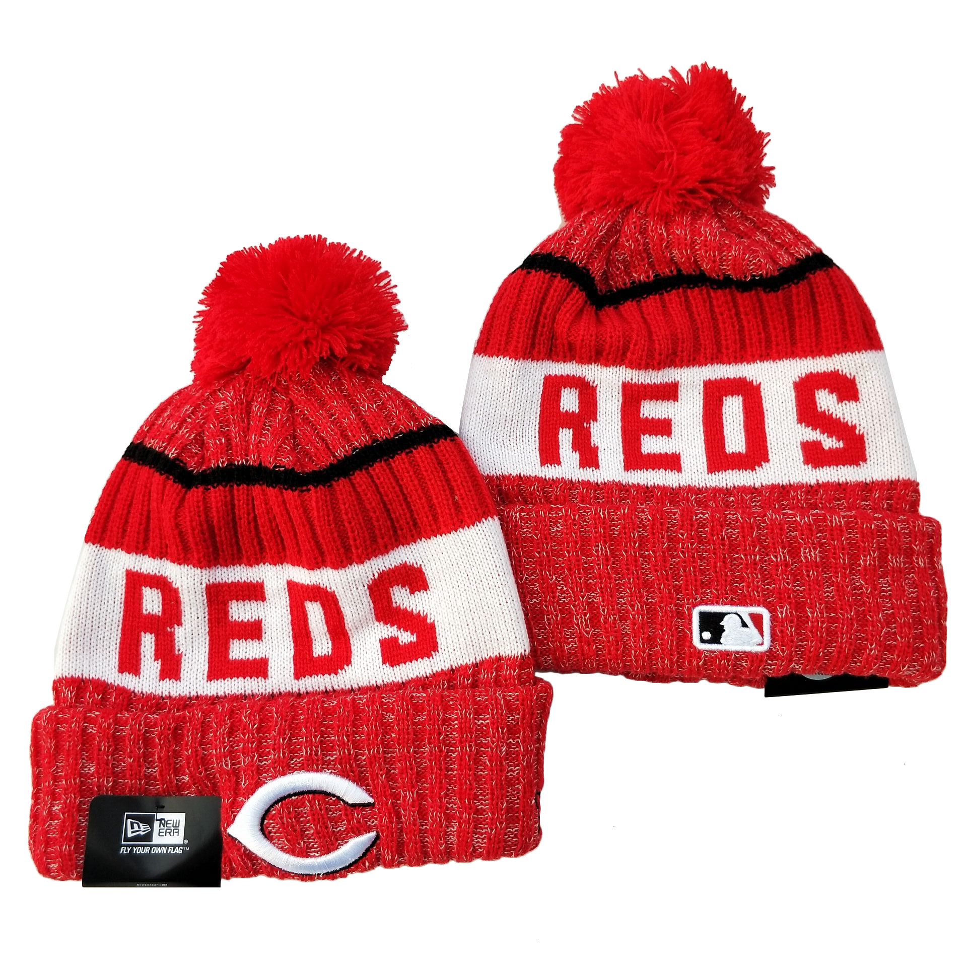 Cincinnati Reds Knit Hats 001